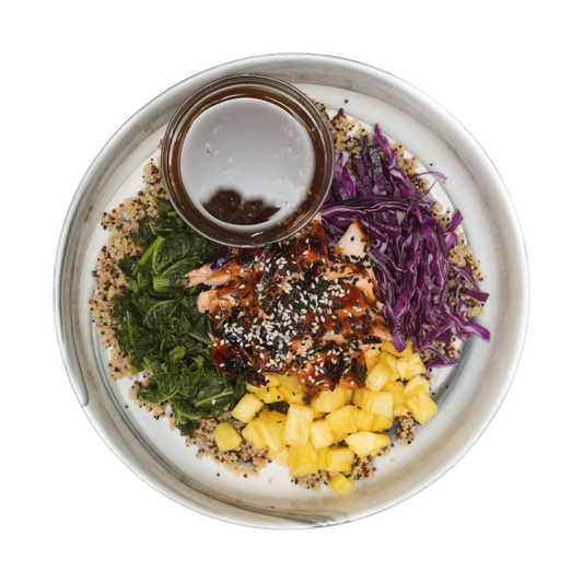 Teriyaki Salmon Buddah Bowl